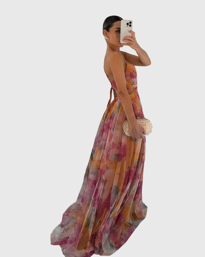 Giiselle™ | Blomster Maxi Kjole