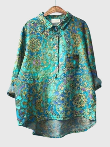 Valeria™ - Blomstret Bluse