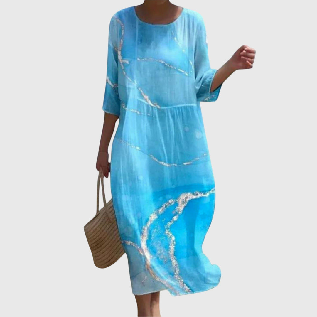 Hayley™ | Stilfuld Floral Maxi Kjole