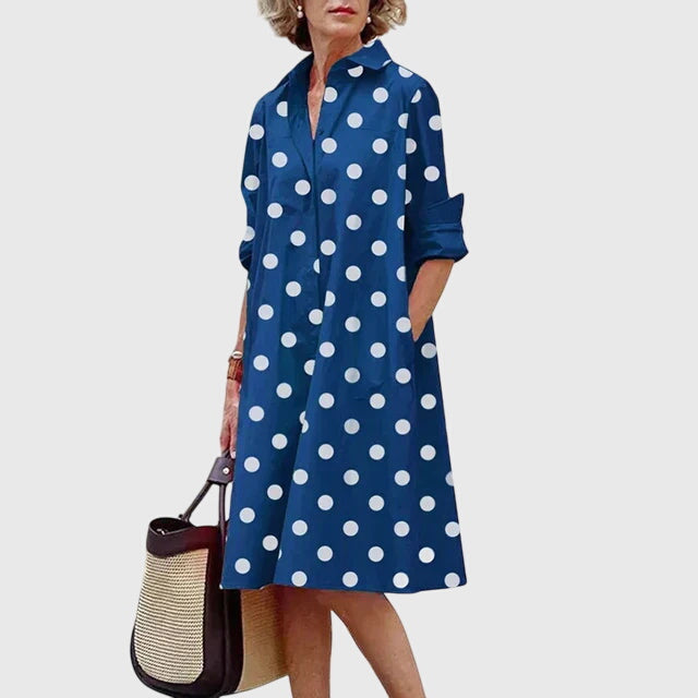 Paige™ - Elegant Kjole Med Lommer