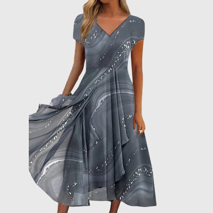 Aubrielle™ | Flydende Midi Kjole