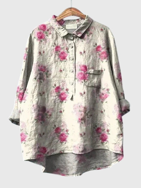 Valeria™ - Blomstret Bluse