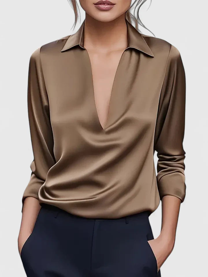Calvina | Sofistikeret Bluse