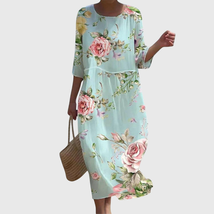 Hayley™ | Stilfuld Floral Maxi Kjole