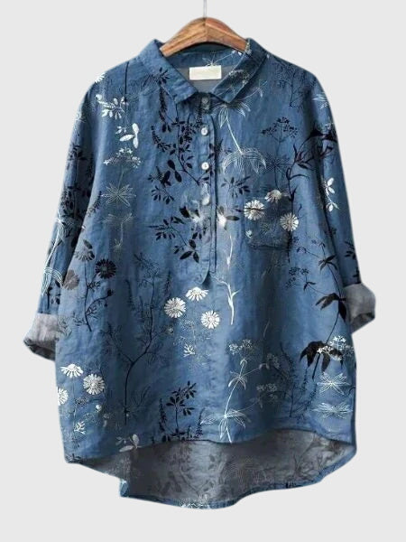 Valeria™ - Blomstret Bluse