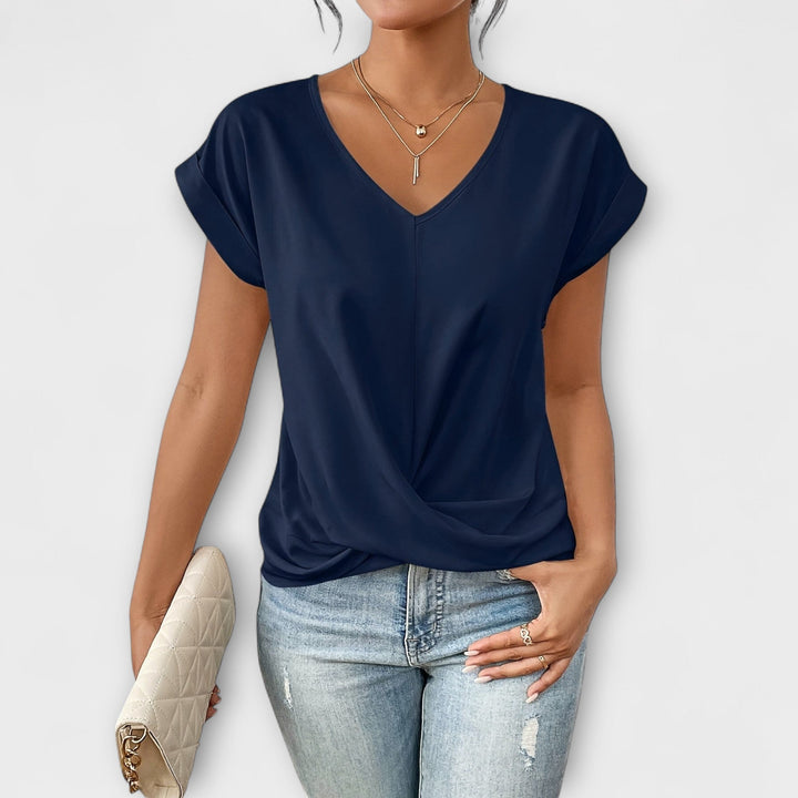 Carlinda | Elegant V-hals Top