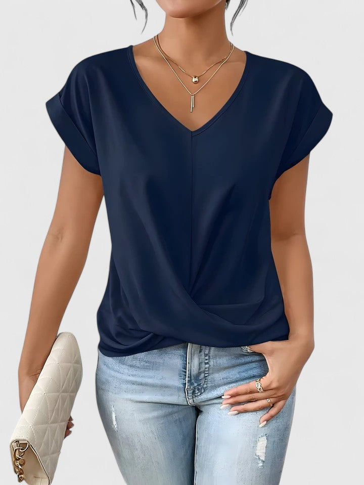 Mahriaanne | Komfortabel V-Hals Top