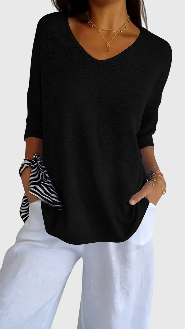 Cassandra™ | Elegant V-Hals Top