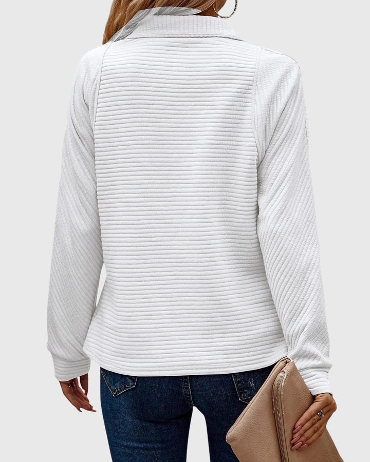 Abigail™ | Elegant Sweater med Lynlås