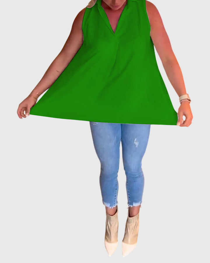 Llina™ | Uden ærmer Top