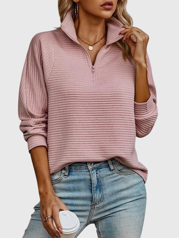 Abigail™ | Elegant Sweater med Lynlås