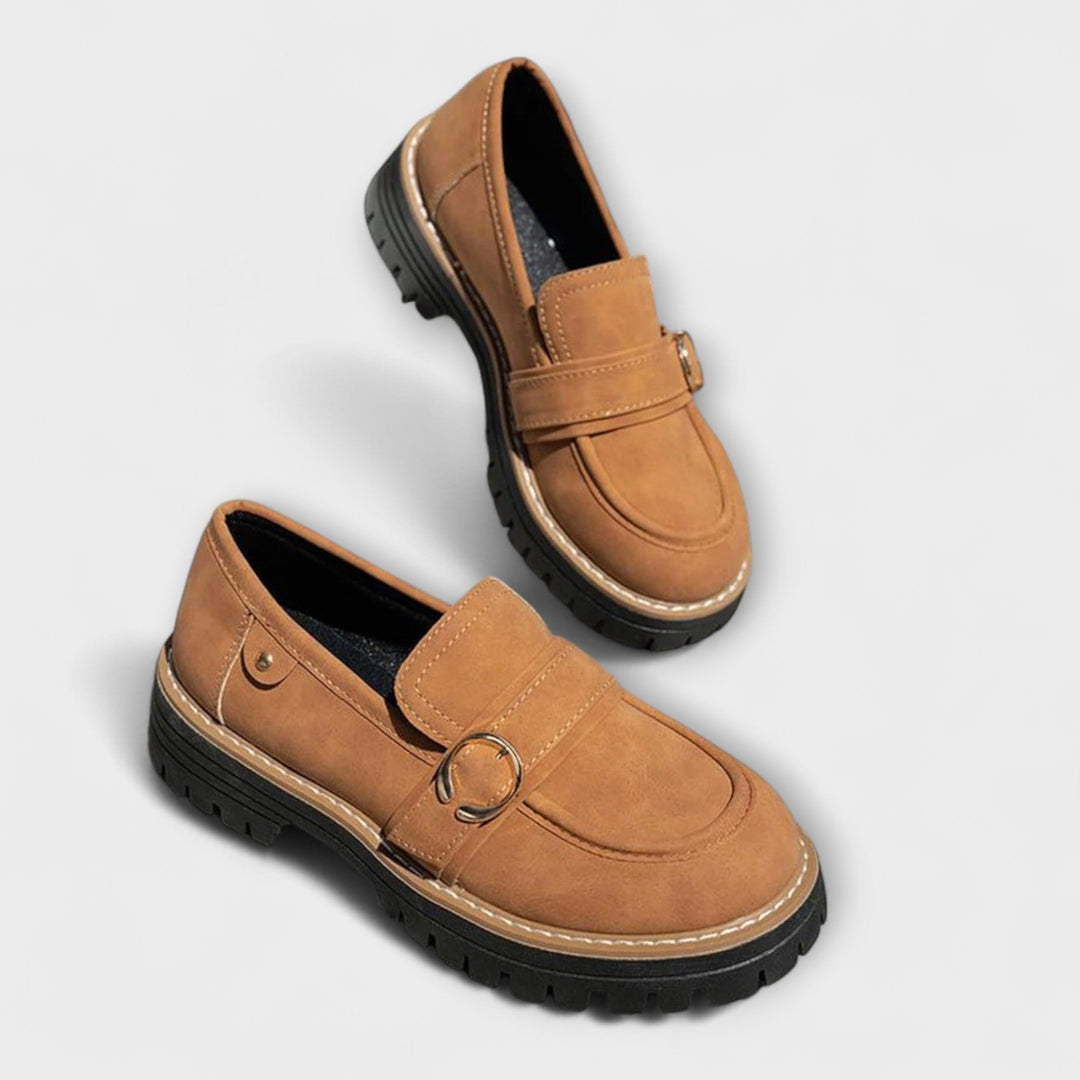 Liva – Casual Loafers med Rund Tå