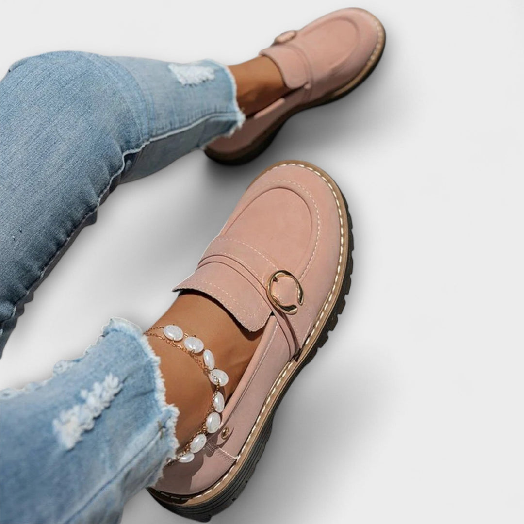 Liva – Casual Loafers med Rund Tå