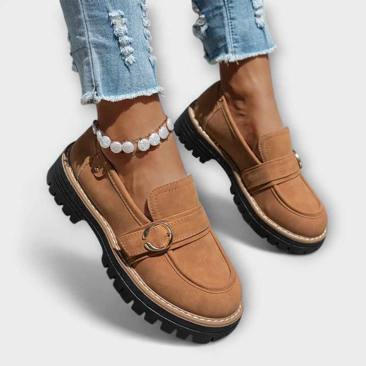 Liva – Casual Loafers med Rund Tå