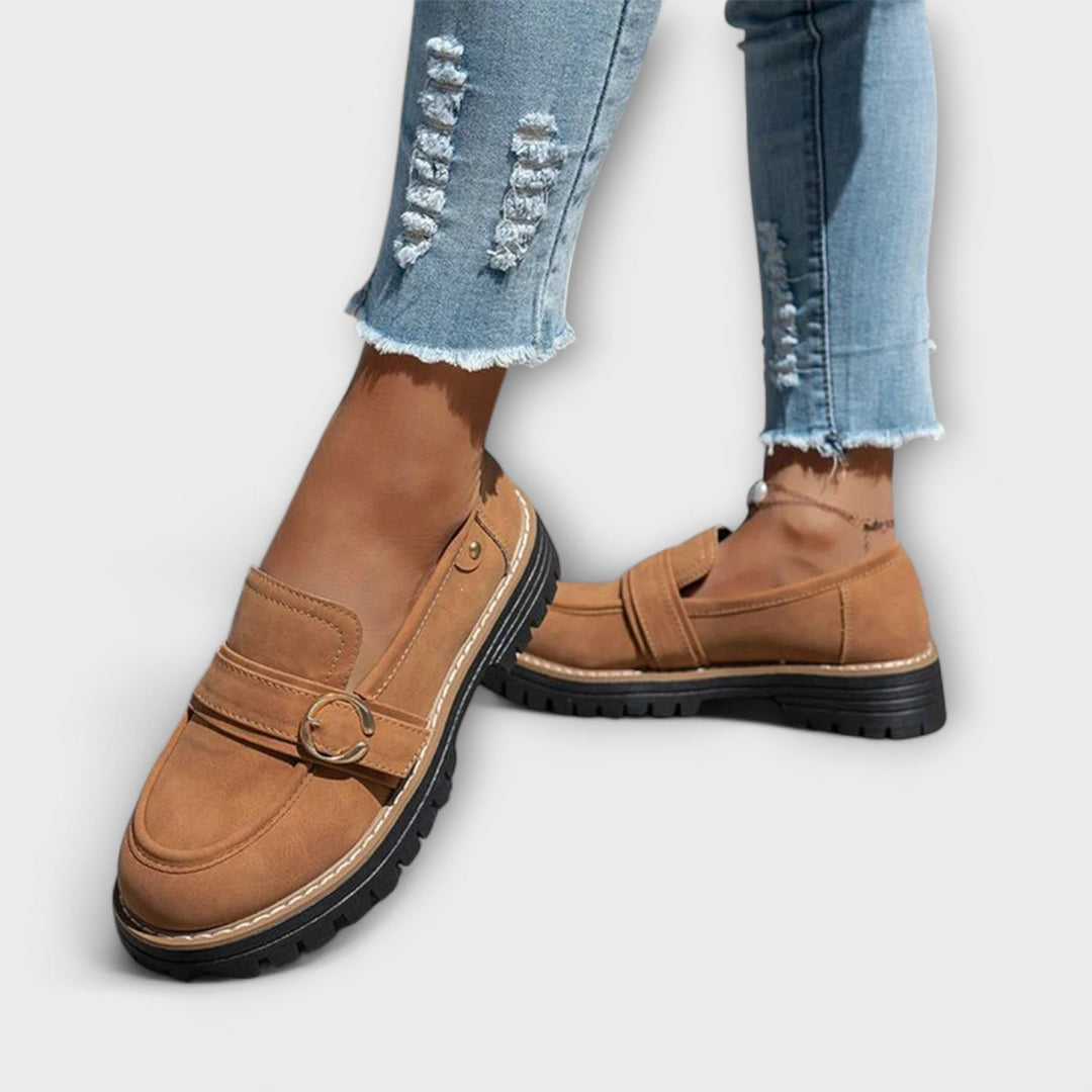 Liva – Casual Loafers med Rund Tå