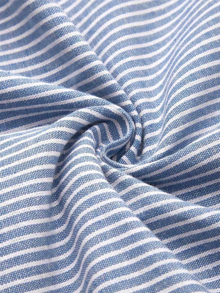 Wanda™ Stribet Midi Kjole