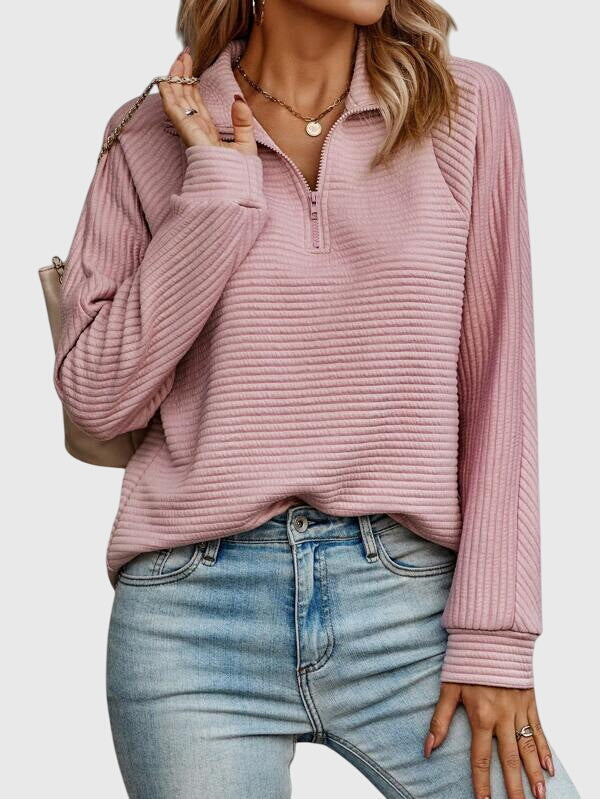 Abigail™ | Elegant Sweater med Lynlås