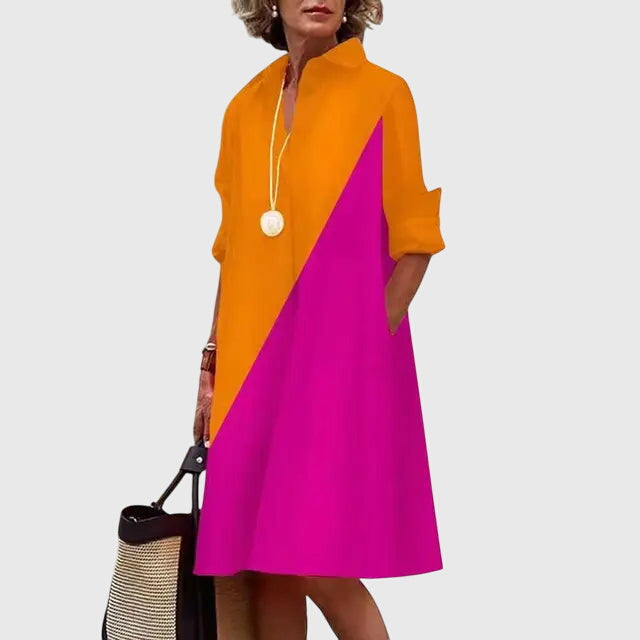 Paige™ - Elegant Kjole Med Lommer