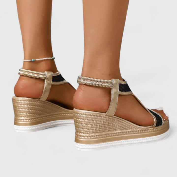 Jessica | Ortopædiske Wedge Sandaler