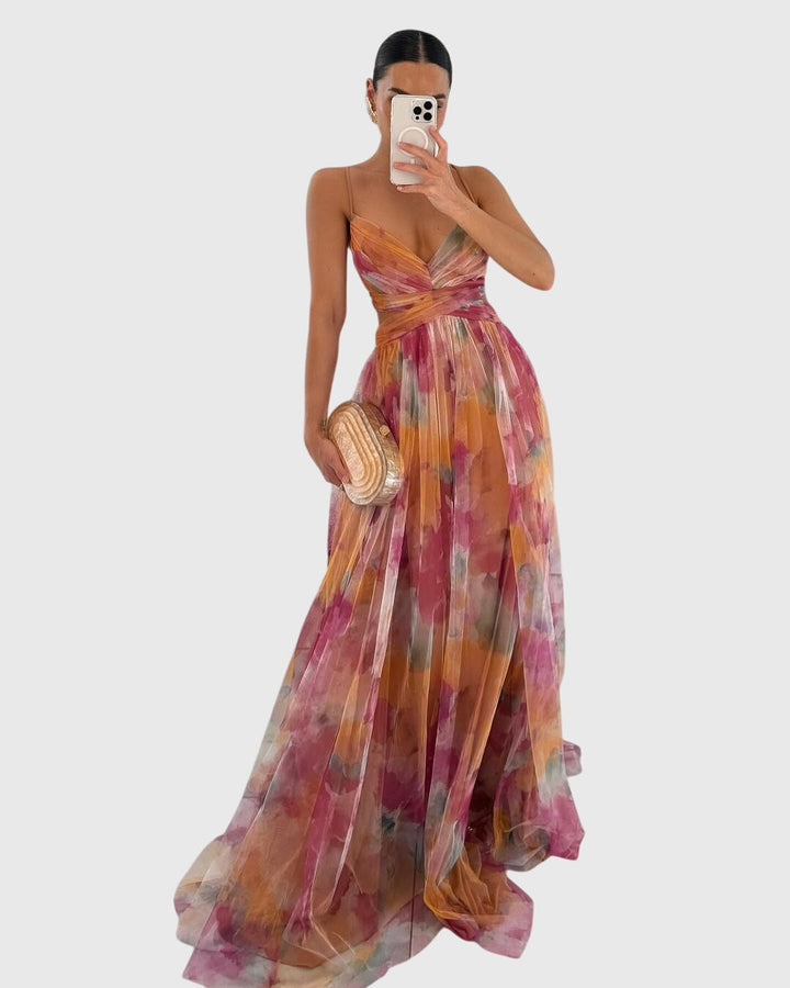 Giiselle™ | Blomster Maxi Kjole