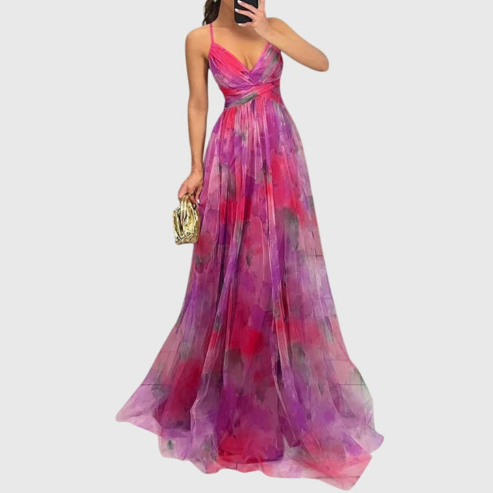 Gisellee™ | Blomster Maxi Kjole