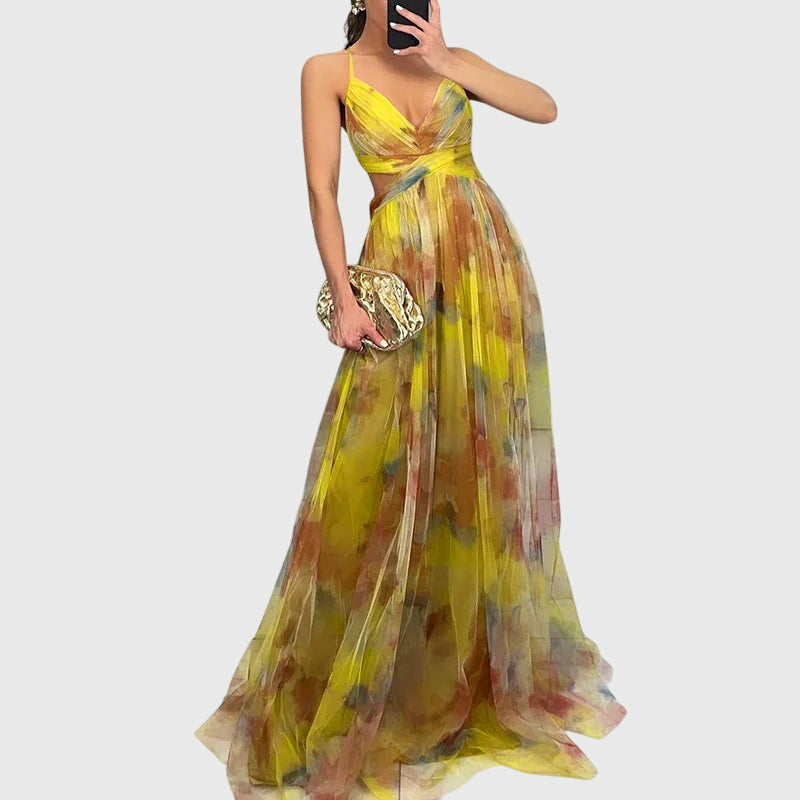 Giiselle™ | Blomster Maxi Kjole