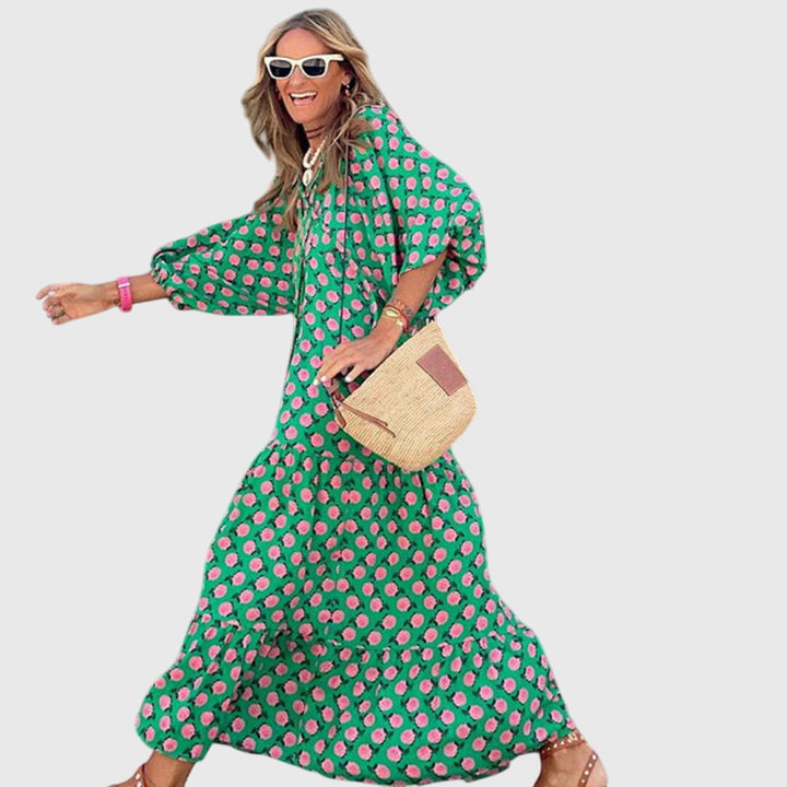 Sarrah™ - Boho Maxi Kjole