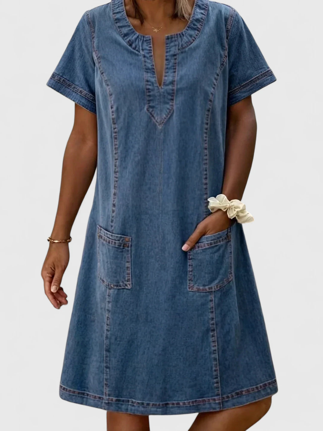 Filippa – Blød Denimkjole