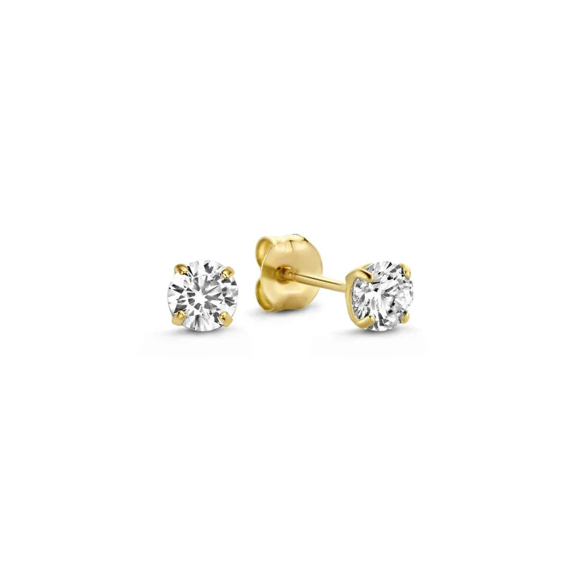 Krizalyssa | Diamant Pendeløreringe 18k Guld