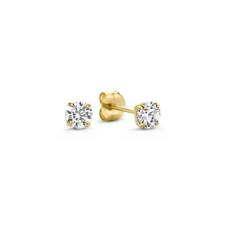 Krizalyssa | Diamant Pendeløreringe 18k Guld