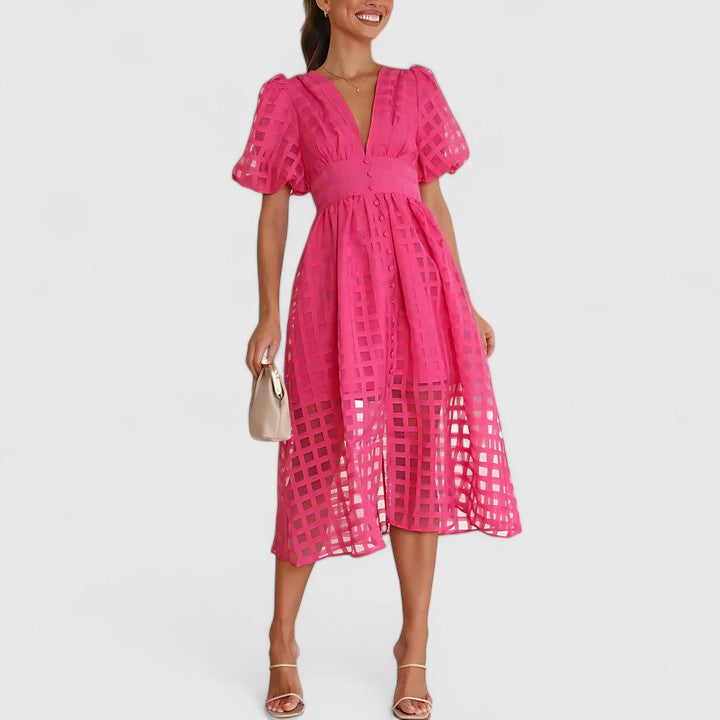 Elanqi | Elegant Midi Kjole
