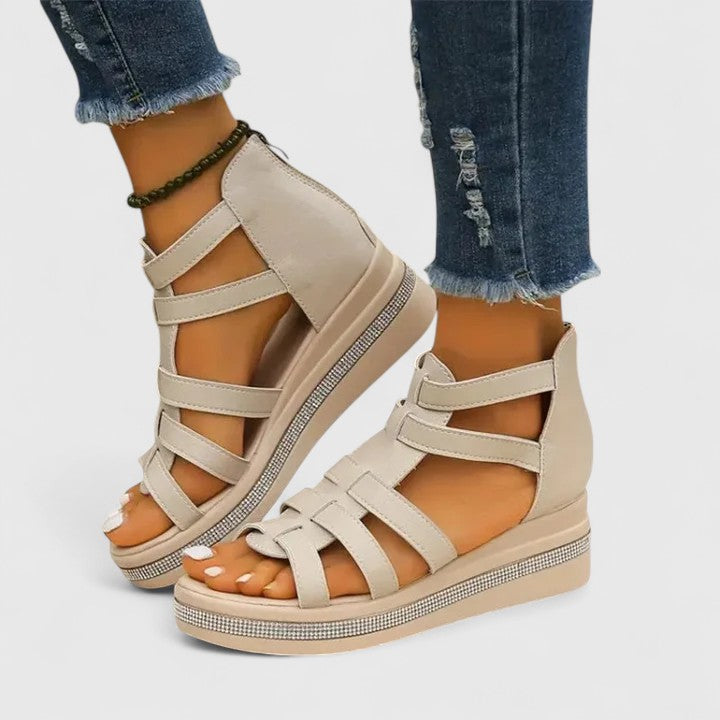Kendall | Orthopædiske Strass Sandaler