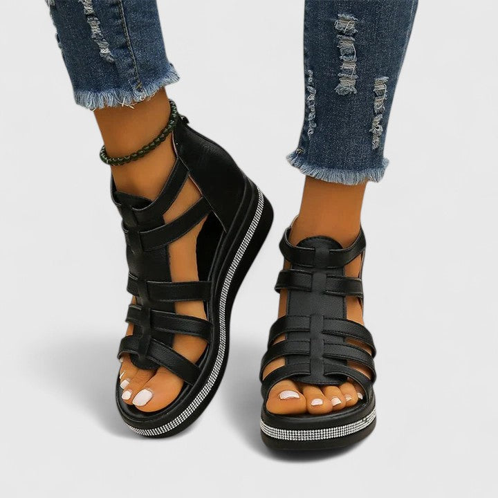 Kendall | Orthopædiske Strass Sandaler