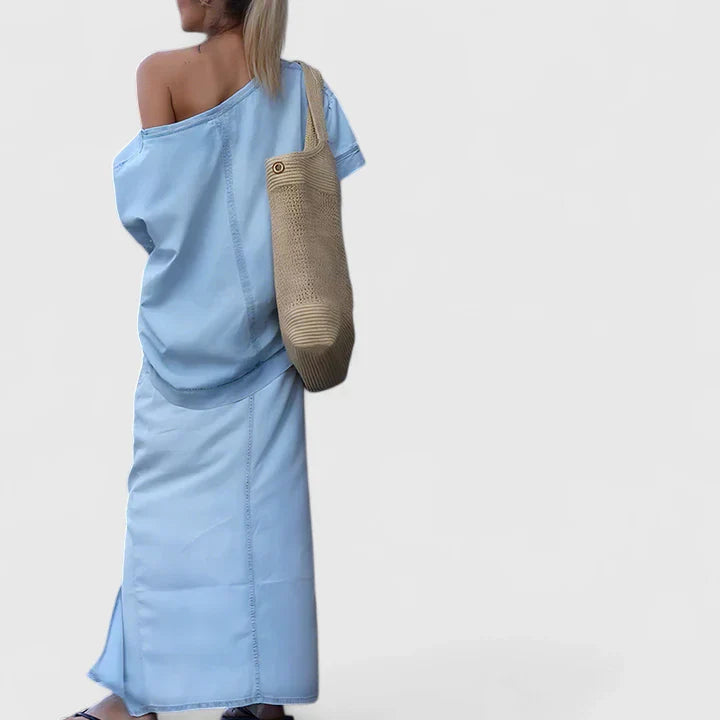 Averlyynn | Elegant Maxi Skørt Sæt